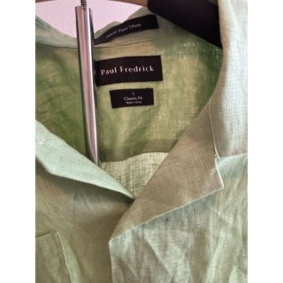 Paul Frederick Linen Shirt Bundle - Size L - Long and Short Sleeve Buttondown - Picture 9 of 9
